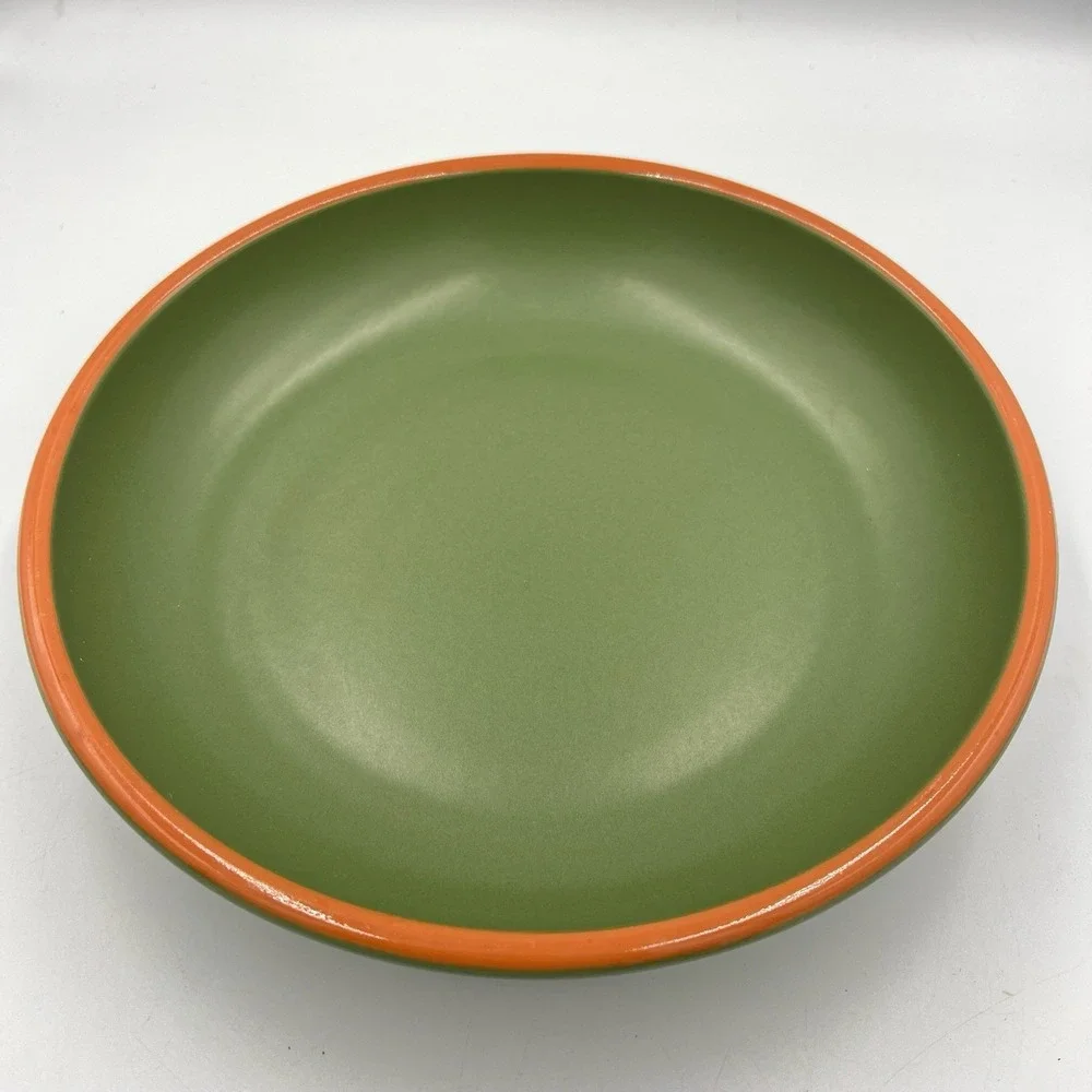 Casa‎ Verde Olive Green Terracotta Pasta Bowl 11